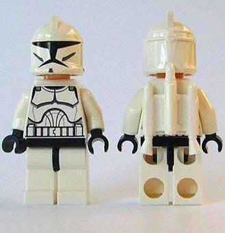 LEGO Minifigure -- Clone Jet Trooper (Clone Wars) (7748)-Star Wars / Star Wars Clone Wars -- SW0233 -- Creative Brick Builders